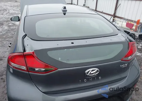2019 Hyundai Ioniq Hybrid Blue из США, поврежденный, VIN KMHC65LC2KU169779